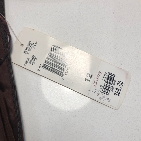 NWT Chocolate brown skirt. Size 12 - Picture 3 of 10